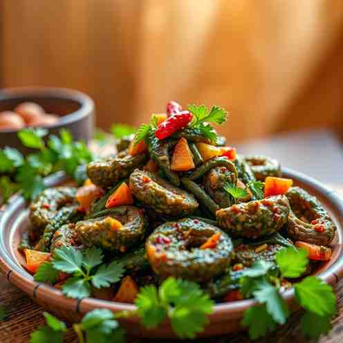 Sukuma Wiki & Mrenda - Delicious No-Meat Kenyan Recipe